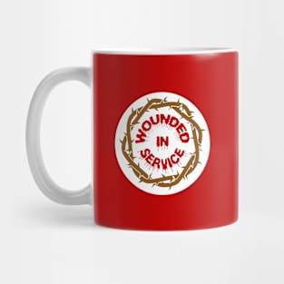 Wounded in Service Mug